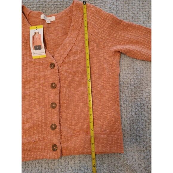 Two by Vince Camuto V neck Cardigan Nwt Sm Fall Boho Cottage Core Feminine - Picture 8 of 11